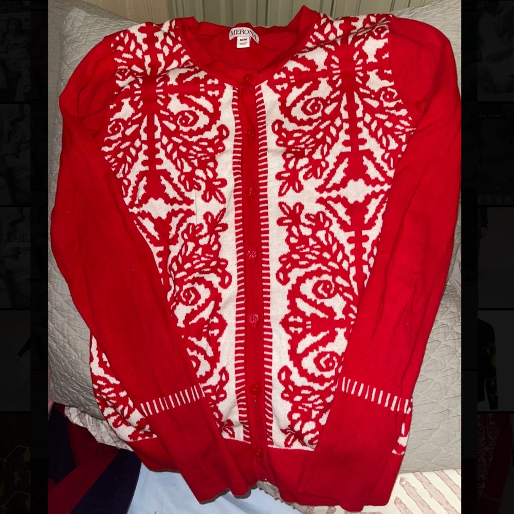 Merona - Christmas Cardigan - M